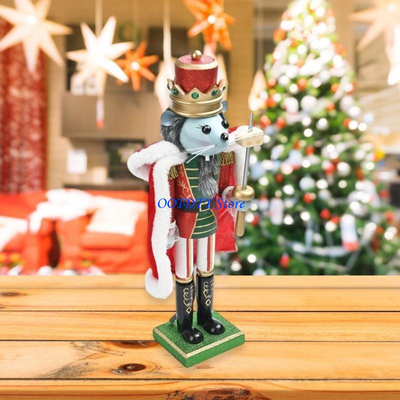 Nutcracker Figurine - 367A 38cm Nutcrackers Mouse King Ornament