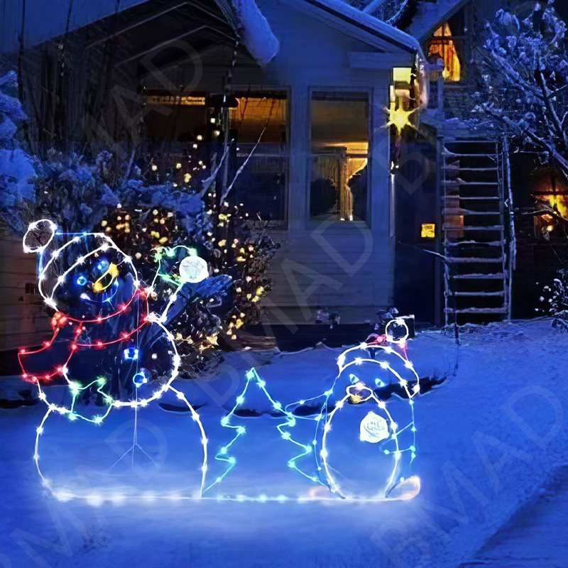 Animated Snowball Light LED Gl - Christmas Lights Outdoor review and price