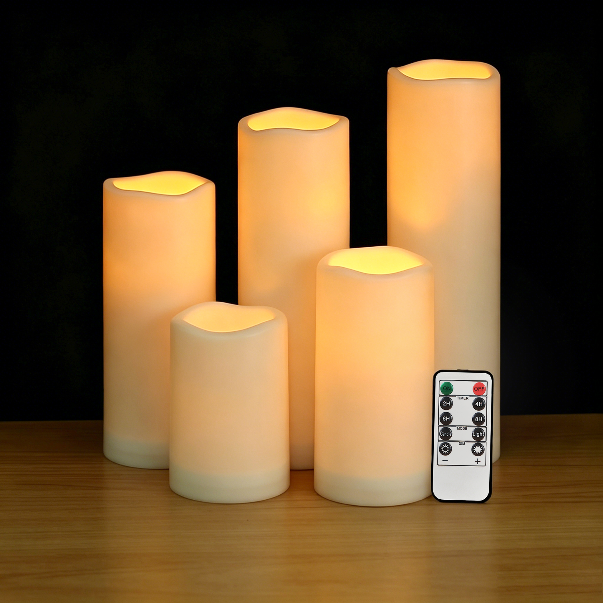 Flameless LED Pillar Candle Wa - Holiday Candle Set review and price