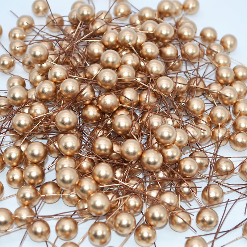 50pcs Mini Pearl Plastic Stame - Christmas Wreath Fake review and price