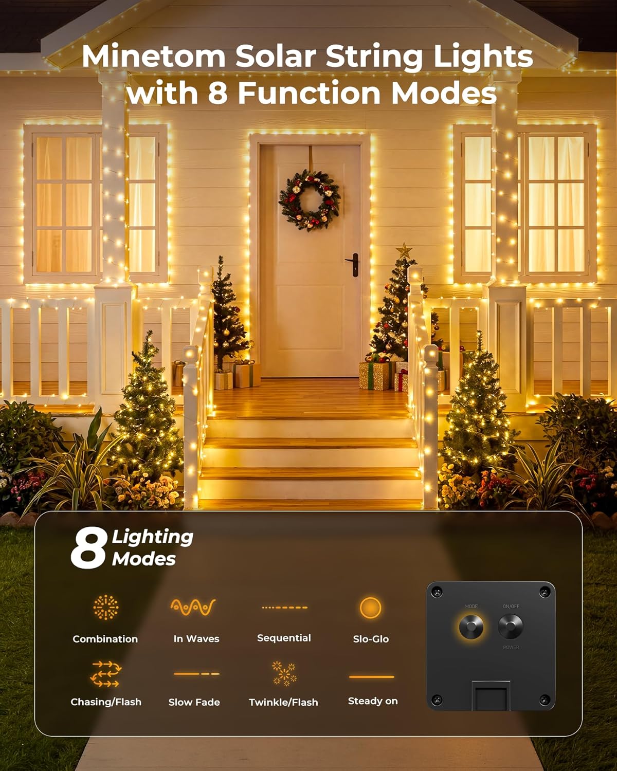 Solar Fairy Lights,33Ft 100 LE - Christmas Lights Outdoor review and price