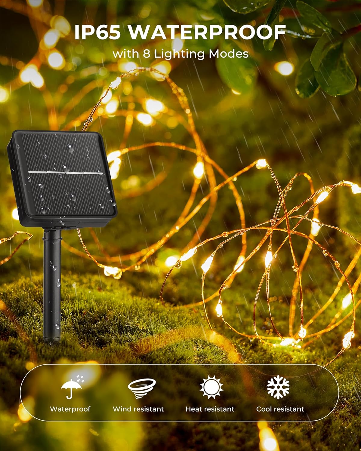 Solar Fairy Lights,33Ft 100 LE - Christmas Lights Outdoor review and price