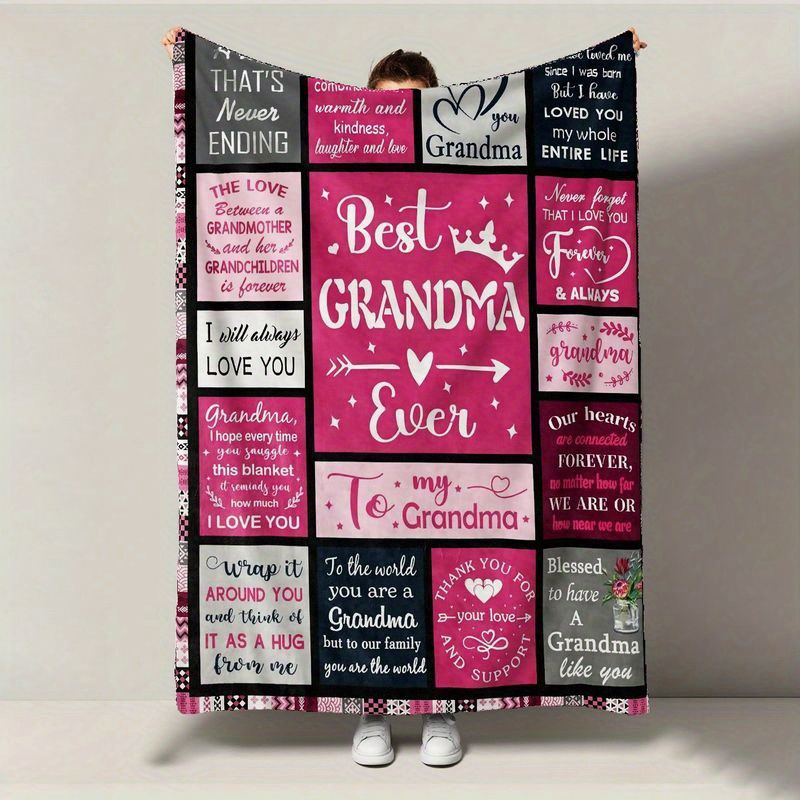 Top Pick Best Grandma Ever Fle - Christmas Throw Blanket review and price