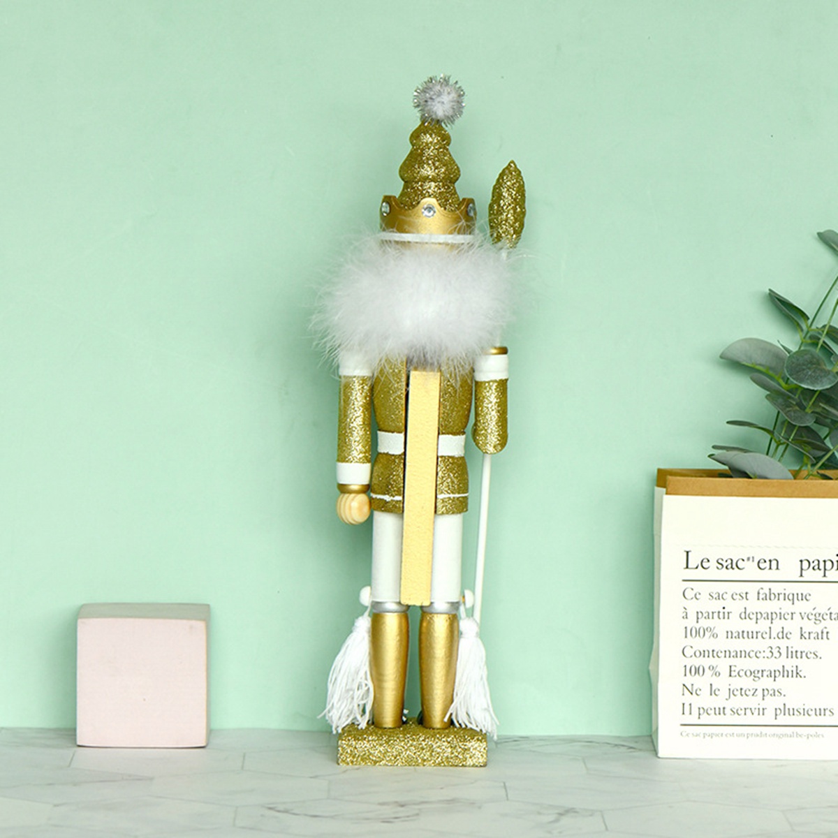 B84B-Wooden King Nutcracker Or - Nutcracker Figurine review and price