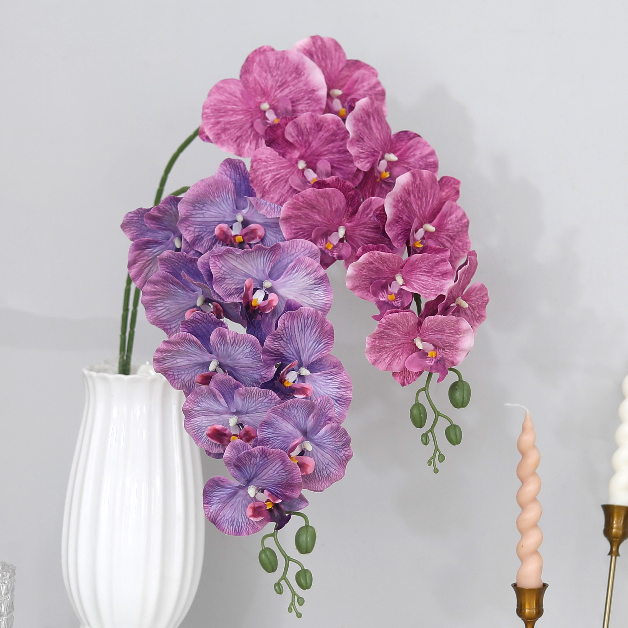 Long Branch Butterfly Orchids  - Christmas Wreath Fake review and price