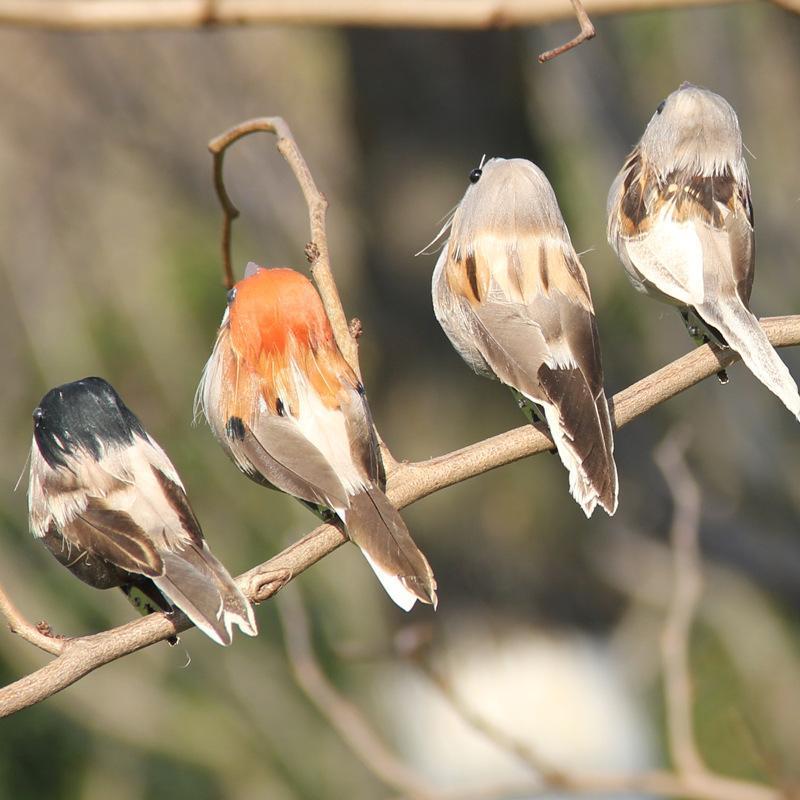 2PCS Feather Bird Imitation Sp - Christmas Tree Artificial review and price