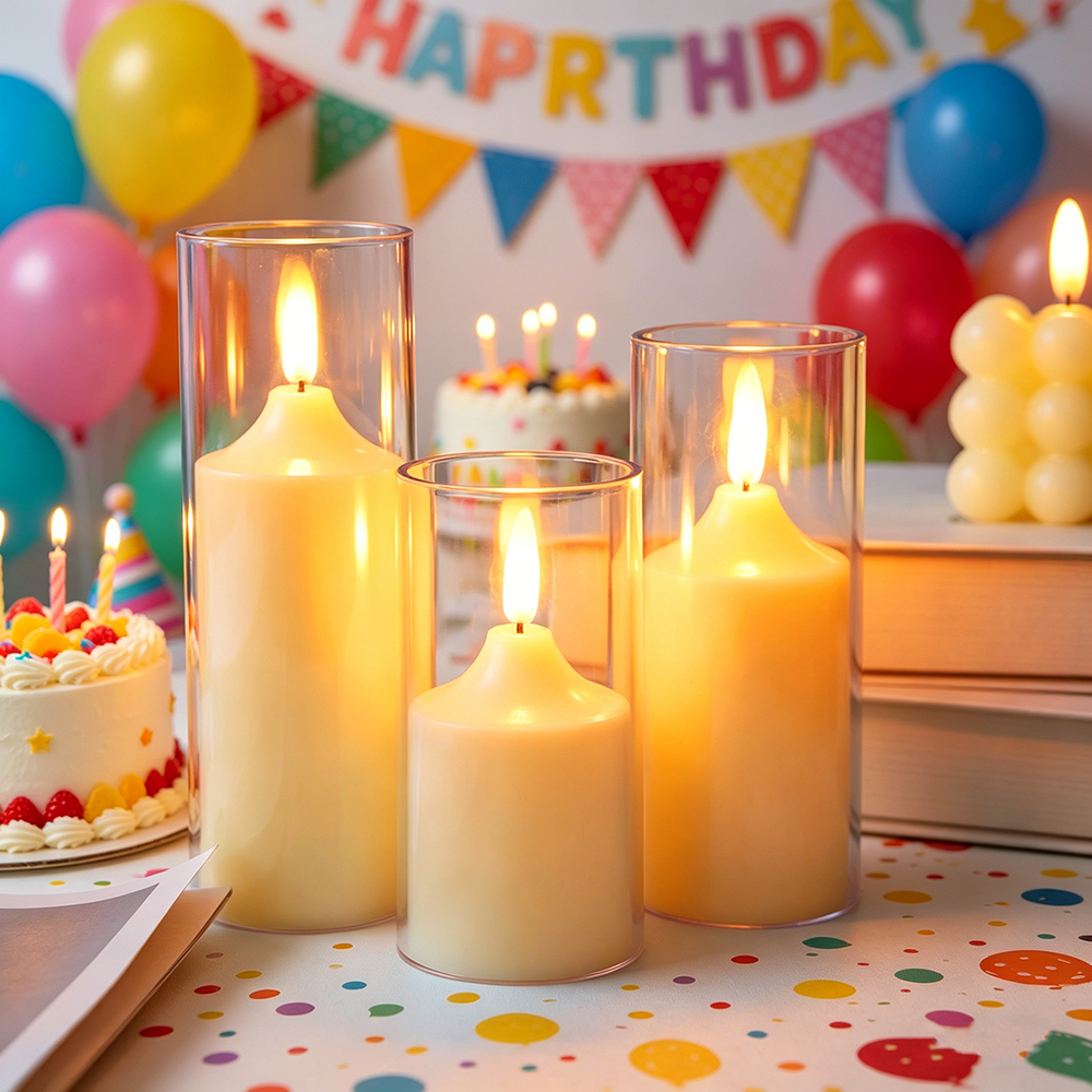3pcs/ set LED Flameless Flicke - Holiday Candle Set review and price