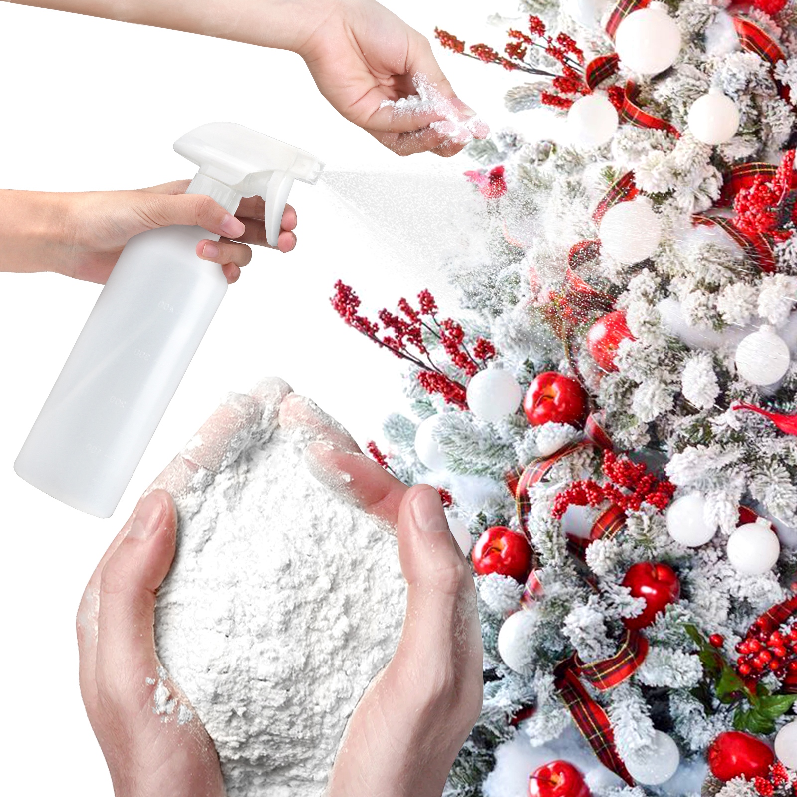 Artificial Fake Snow Flocking  - Christmas Wreath Fake review and price