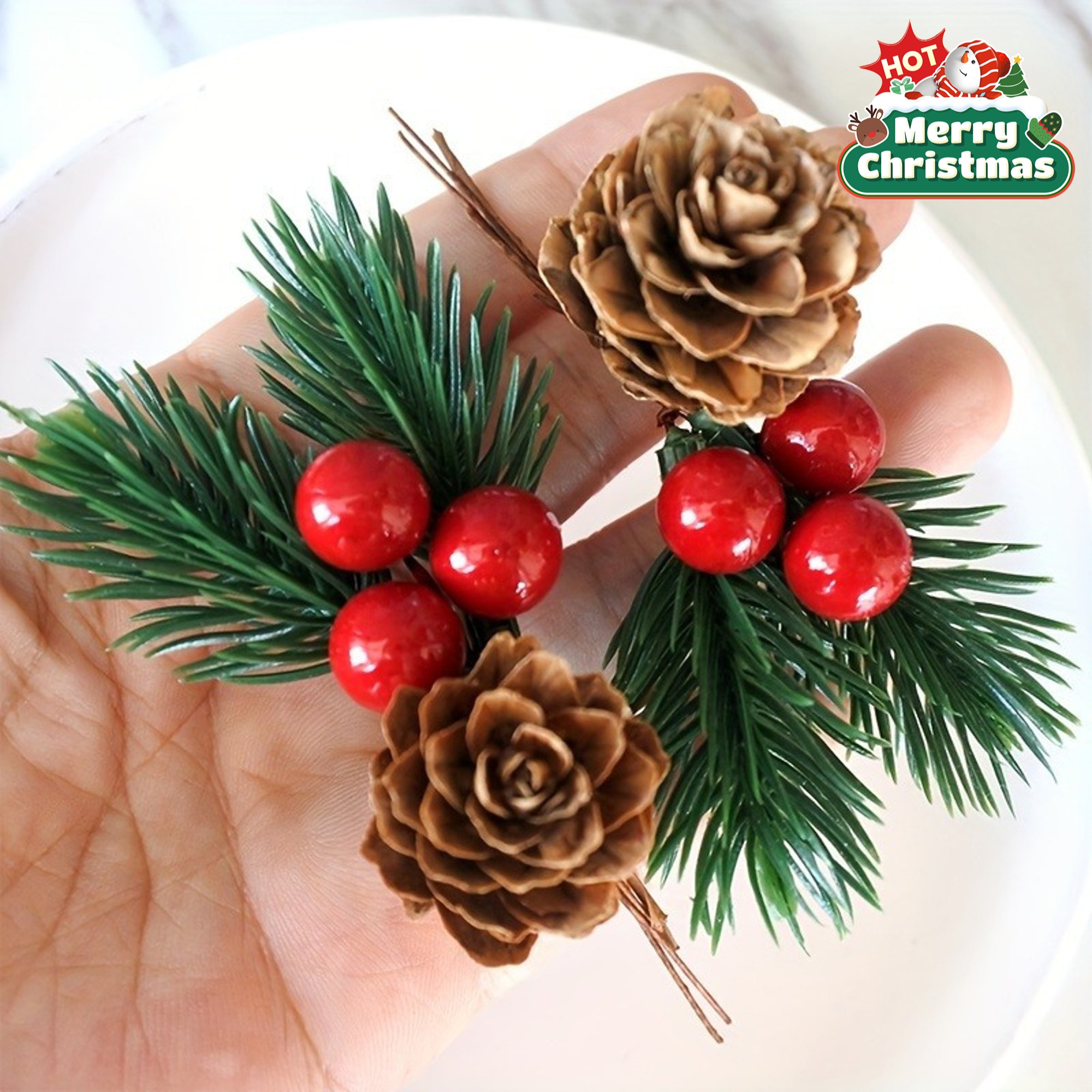 10pcs Set of Artificial Pine C - Christmas Tree Artificial review and price