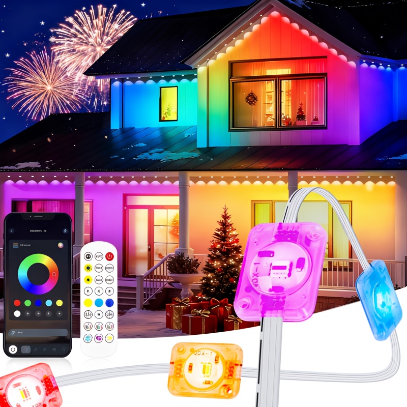 RGB+IC Smart Outdoor Eaves Lig - Christmas Lights Outdoor review and price